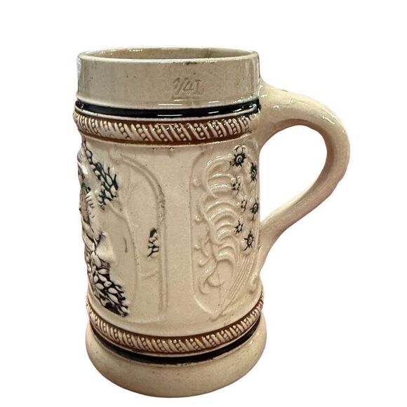 Antique Vintage German Beer Stein 1/4 L size - Picture 3 of 8